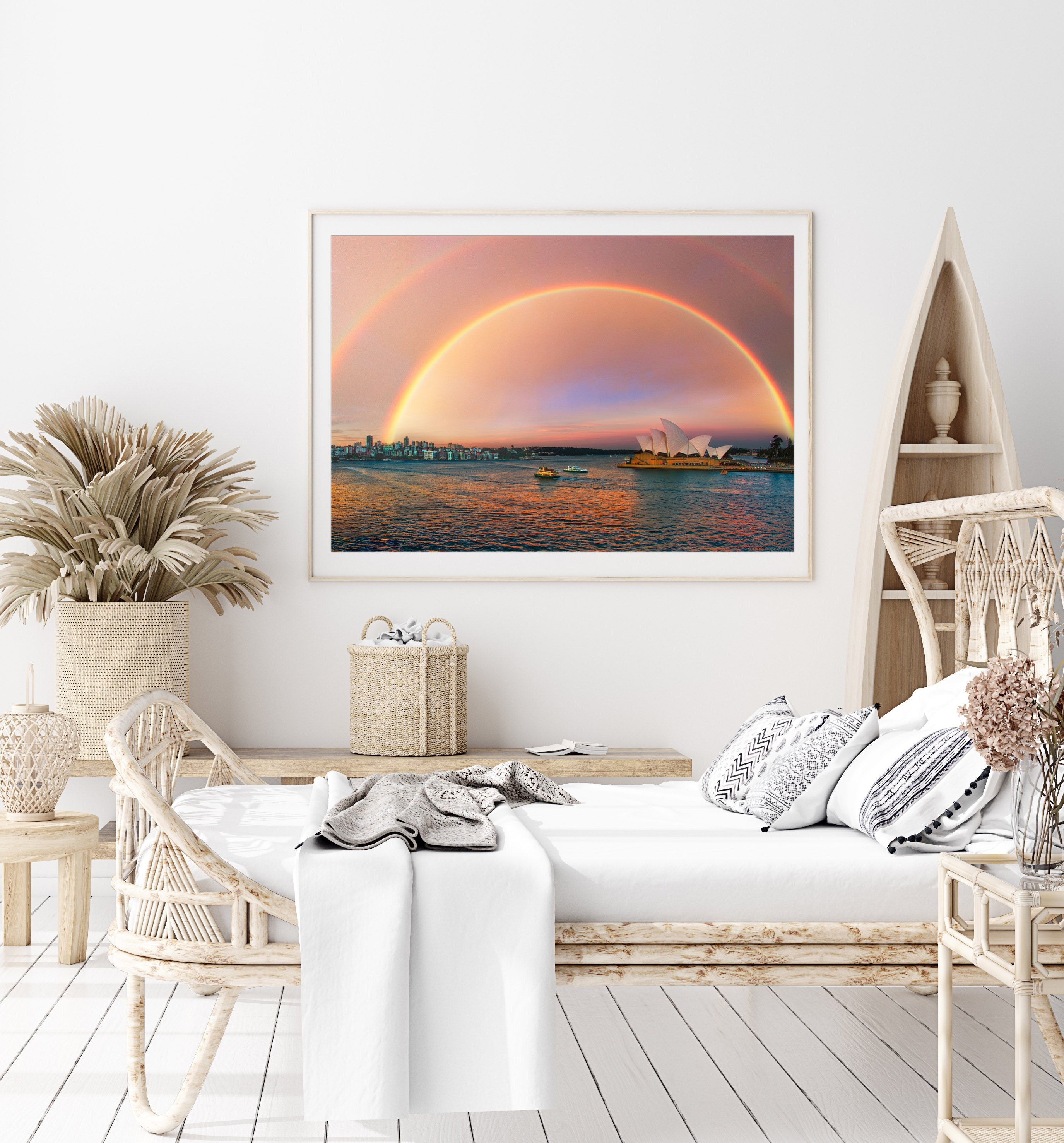 Sunset Bows, Sydney Harbour print