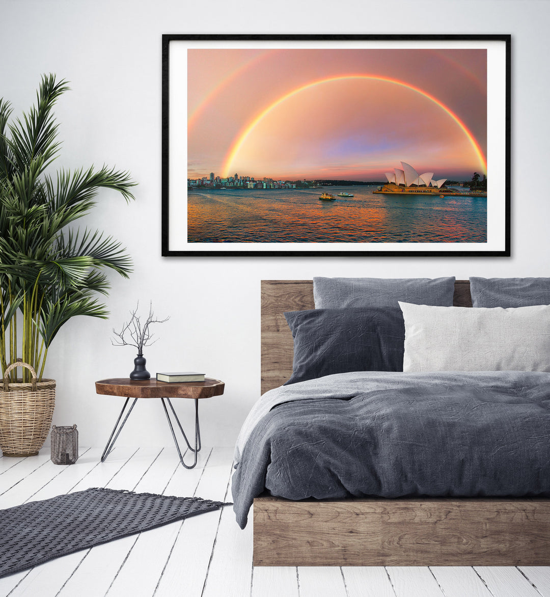 Sunset Bows, Sydney Harbour print