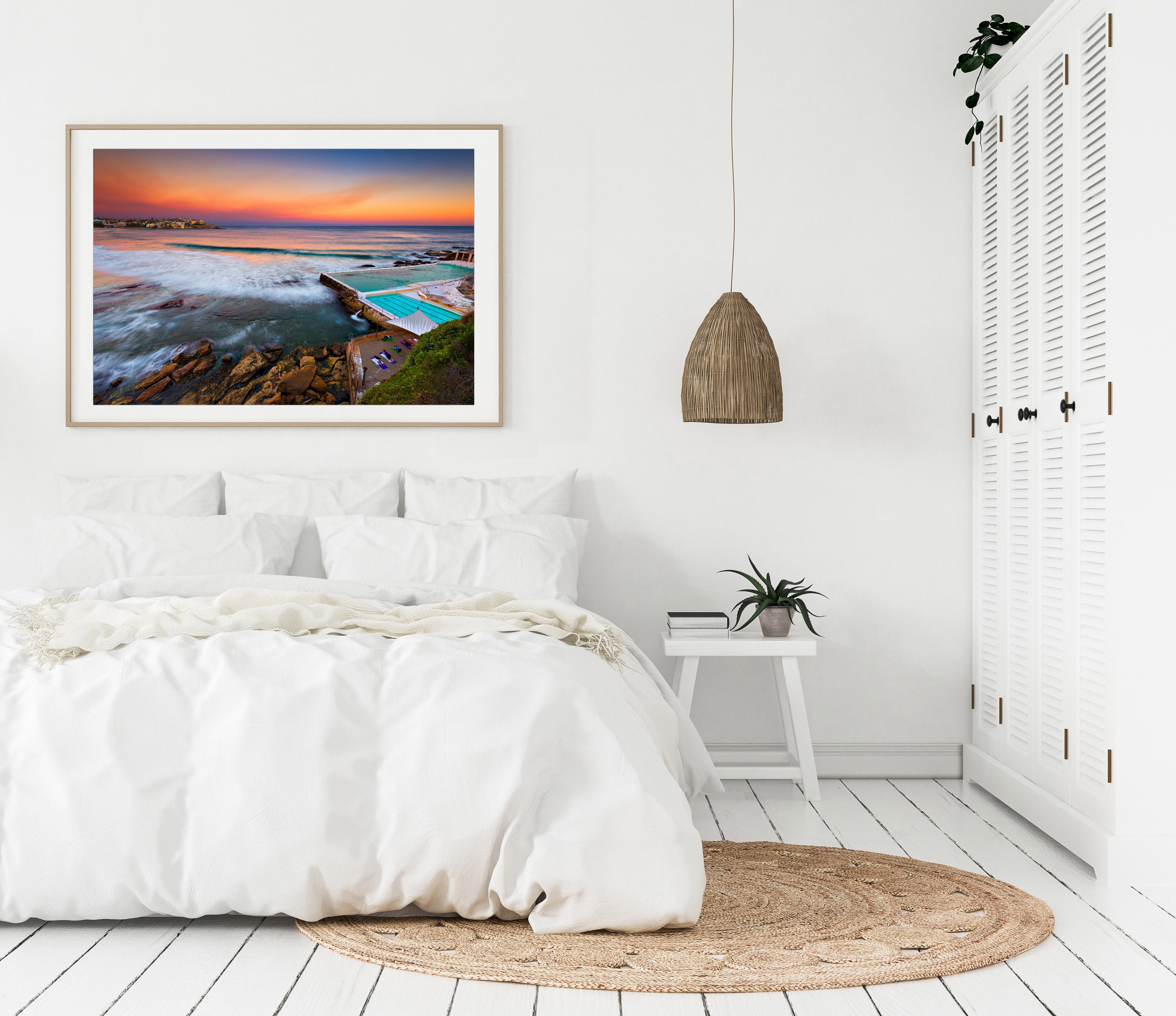 Sunset Stretch, Bondi Beach print