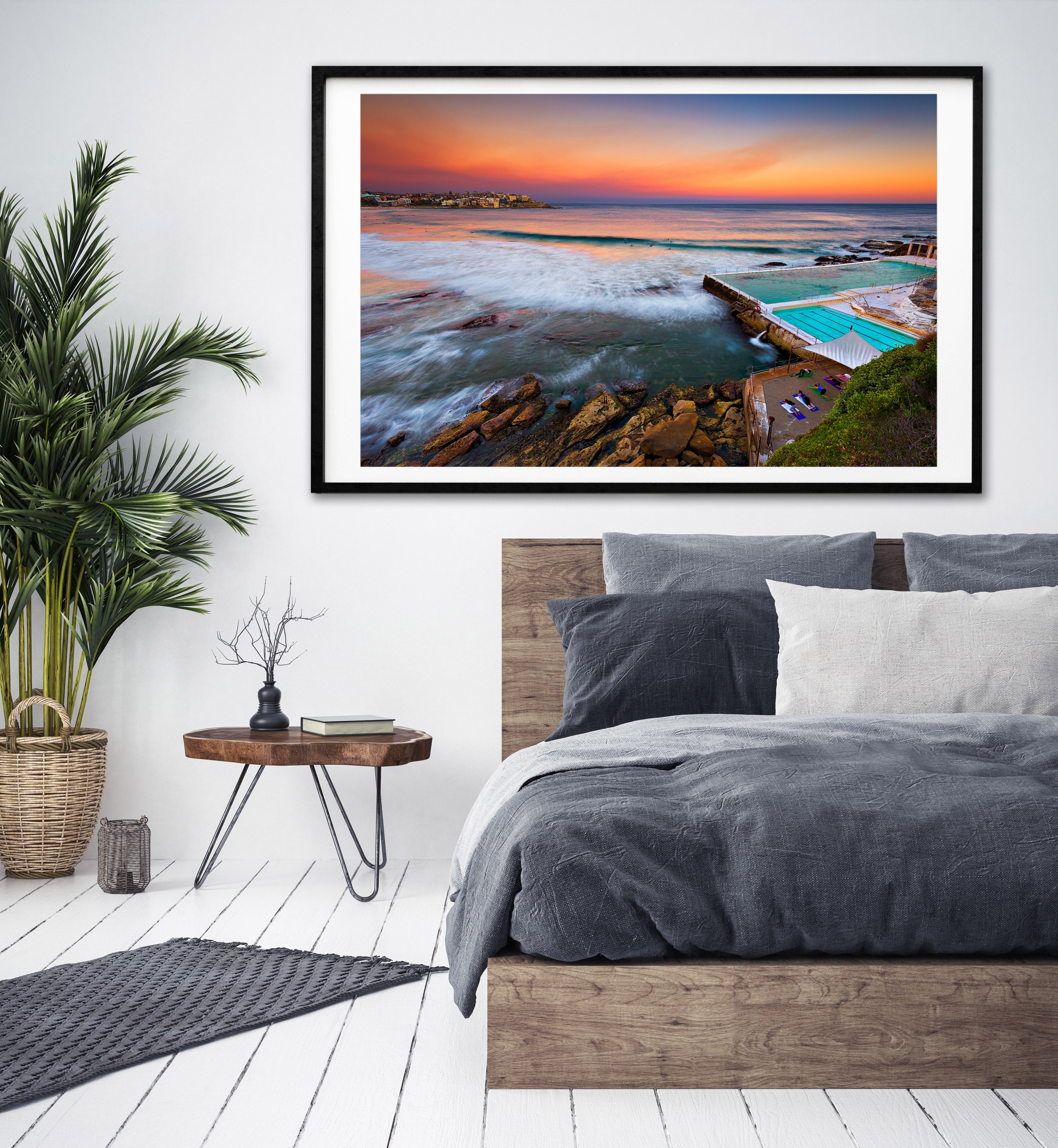 Sunset Stretch, Bondi Beach print