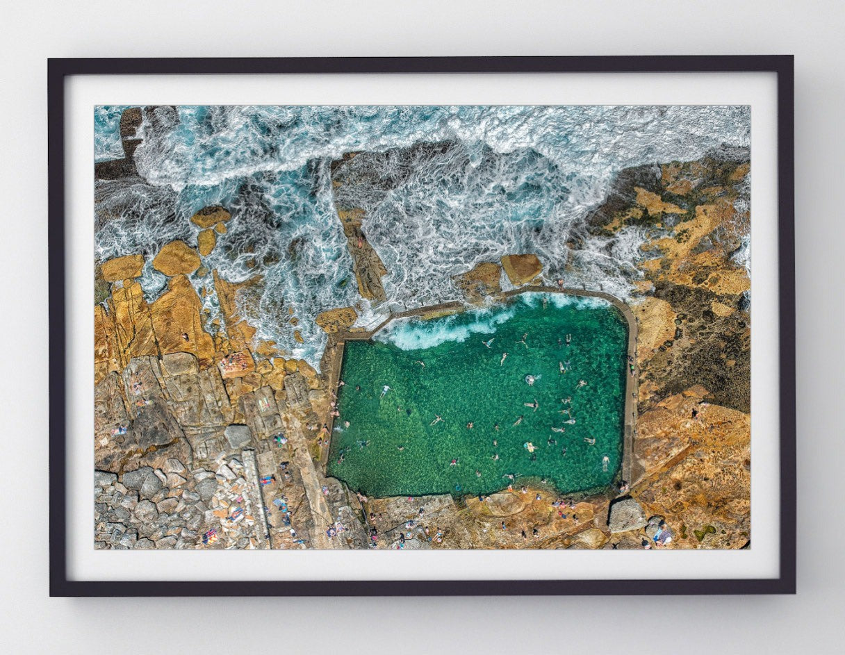 Swim Time, Mahon Pool print