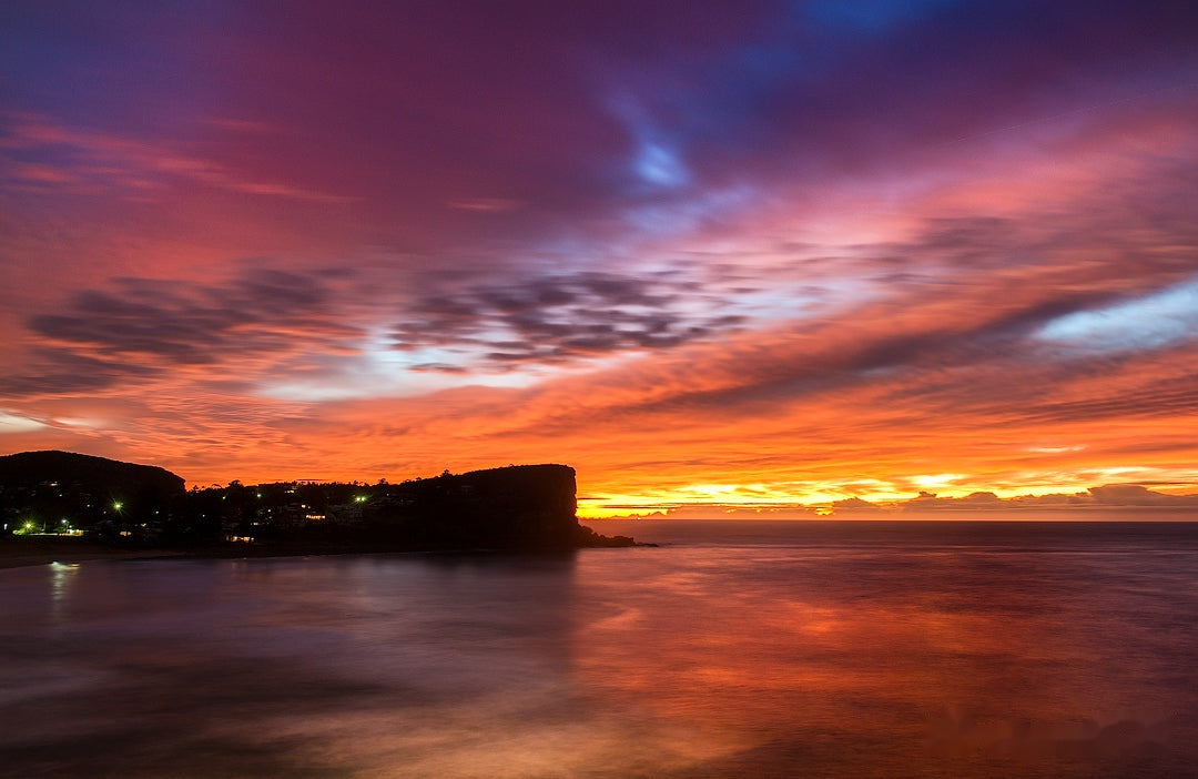 The Early, Avalon Rock Pool print