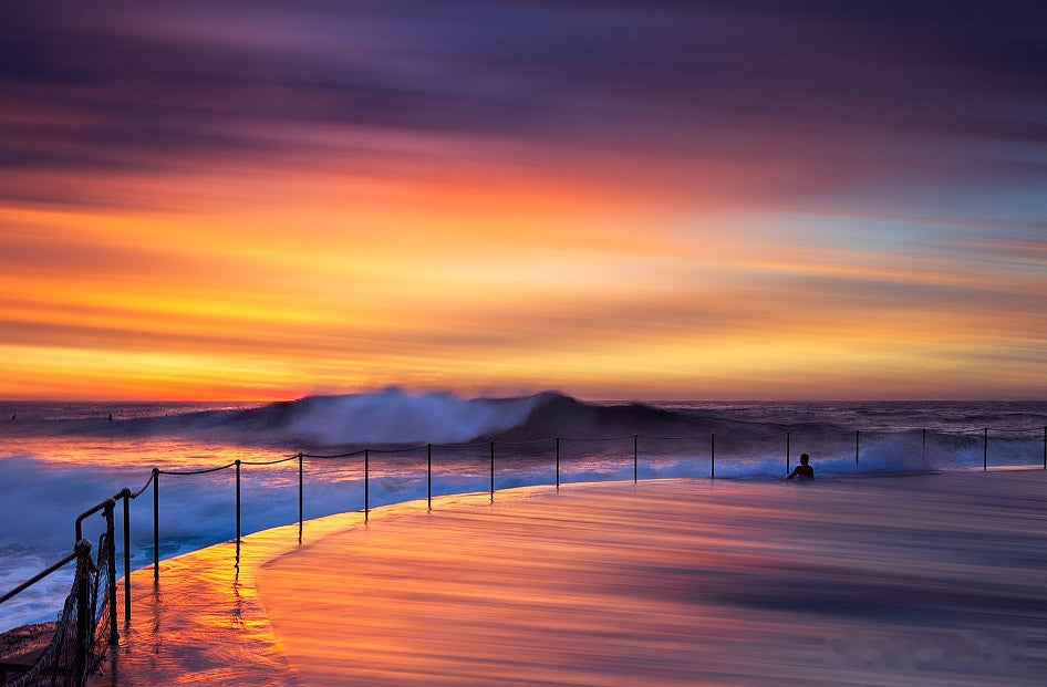 Watching, Bronte Beach Beach print
