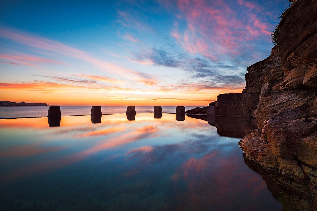 Weekender, Coogee Rock Pool print