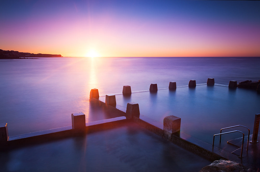 Winter Spray, Coogee Rock Pool print