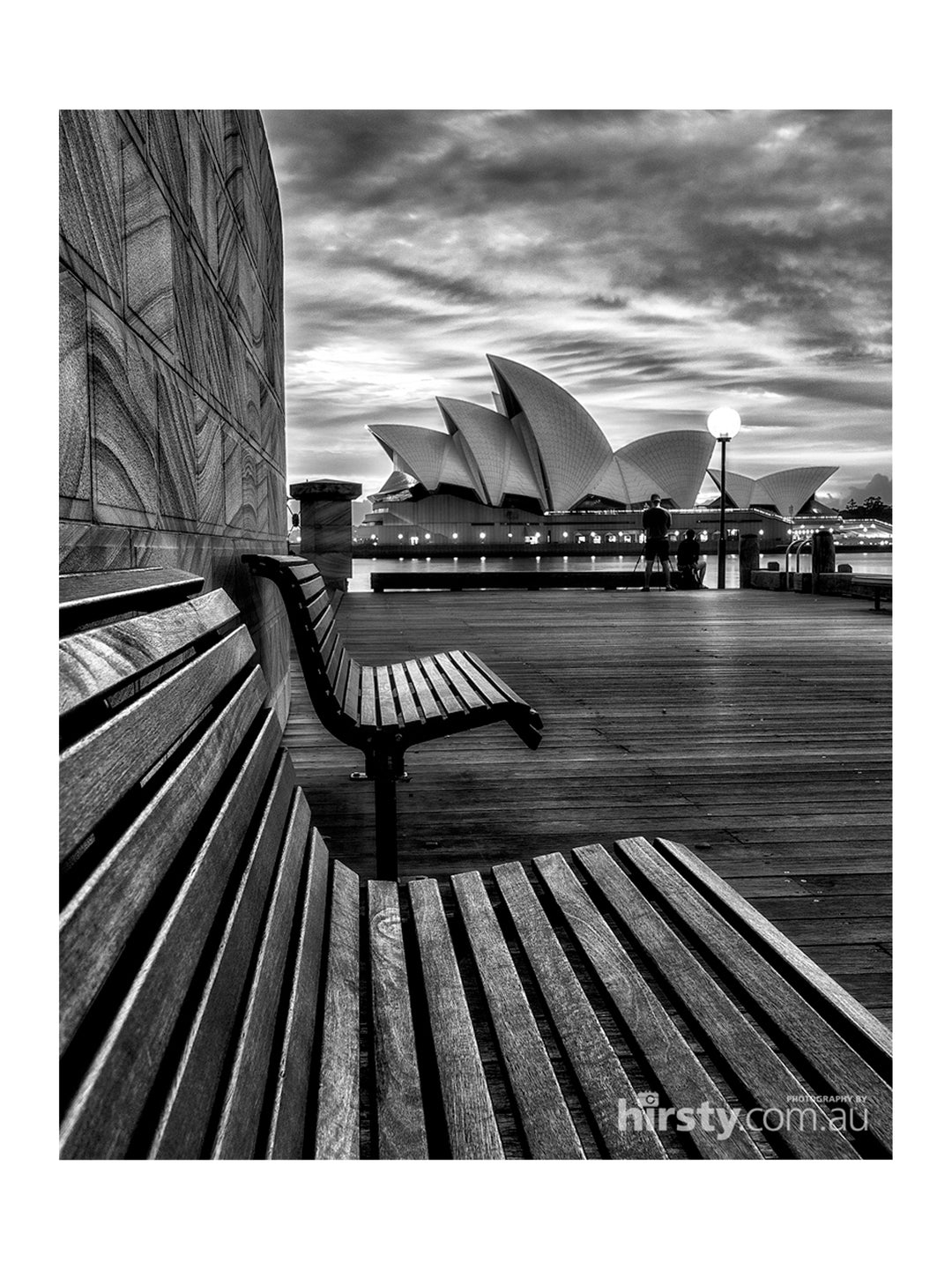 Benching, Sydney Harbour, fine art photograph by Richard Hirst
