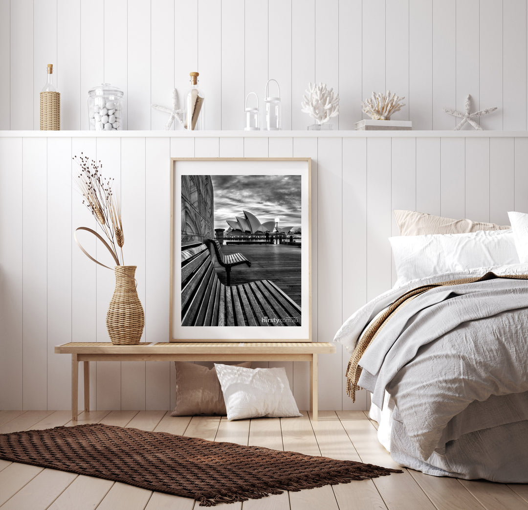 Benching, Sydney Harbour, fine art photograph by Richard Hirst