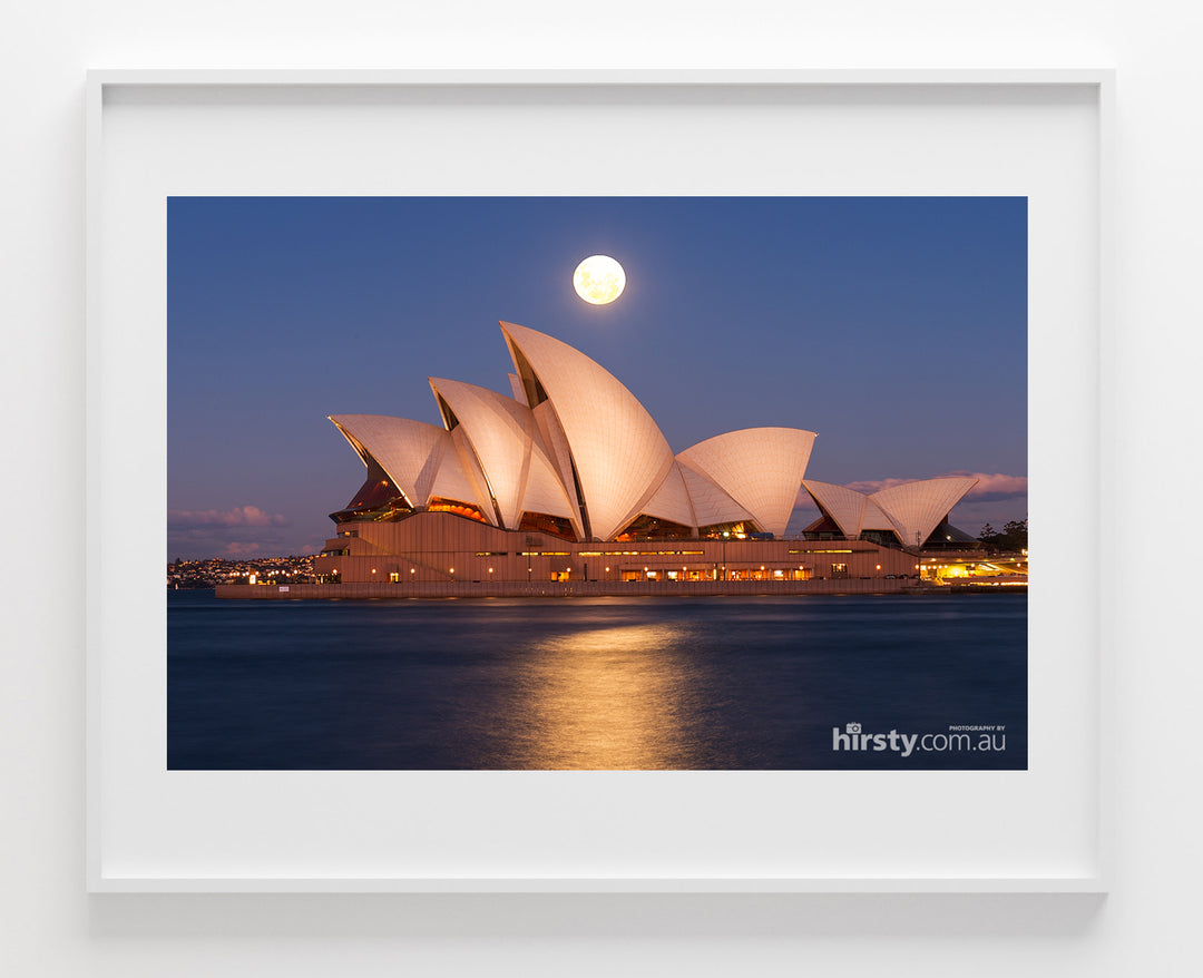 Blue Moon, Sydney Harbour, fine art photograph by Richard Hirst