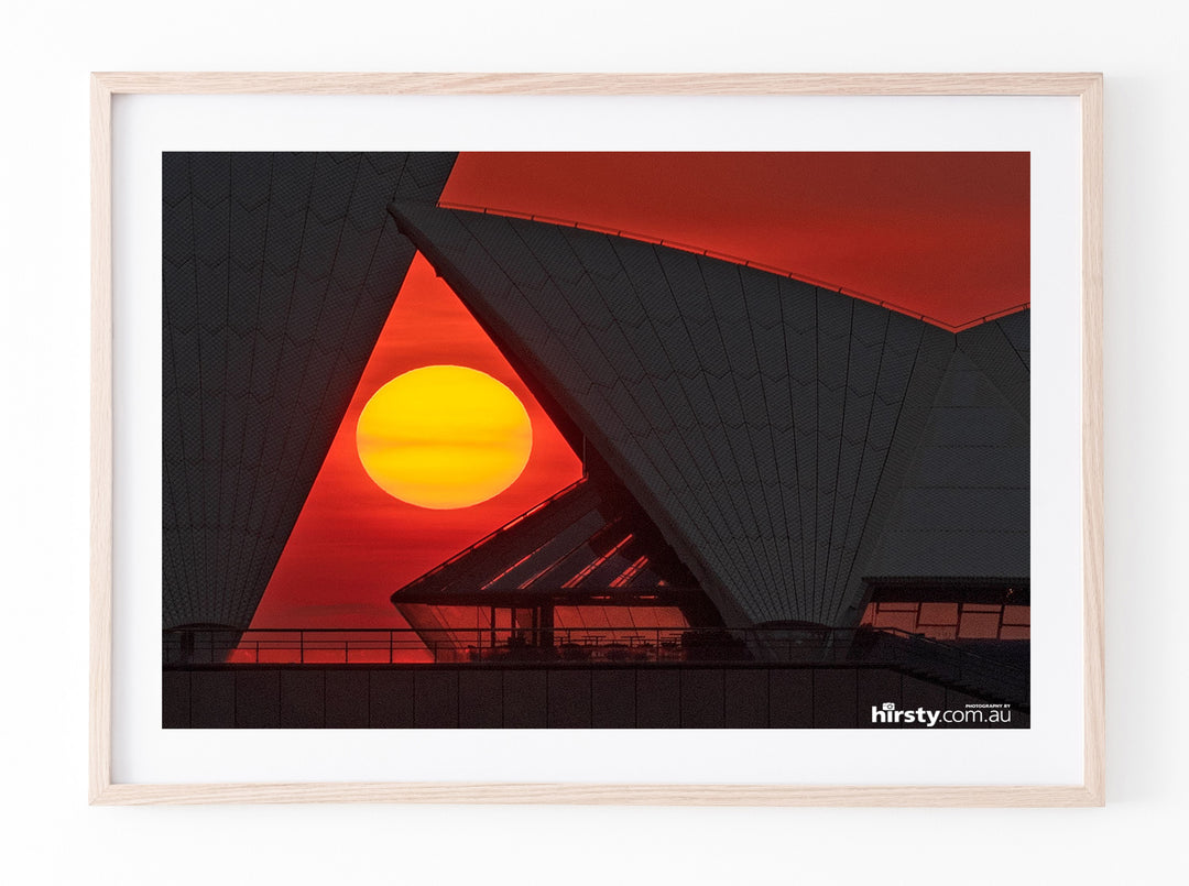 Burn, Sydney Harbour, fine art photograph by Richard Hirst