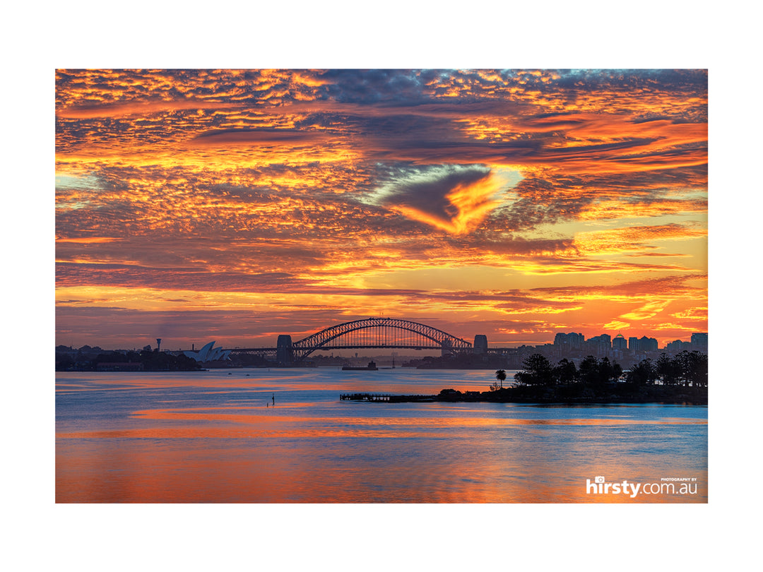 Cloud of Love, Sydney Harbour, fine art photograph by Richard Hirst