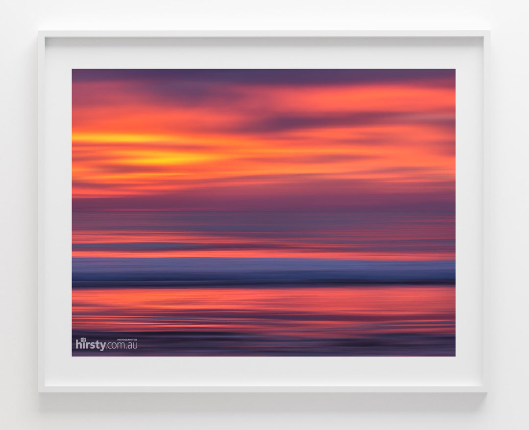 Coloured Lines, Warriewood, fine art photograph by Richard Hirst
