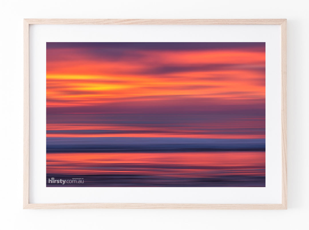 Coloured Lines, Warriewood, fine art photograph by Richard Hirst