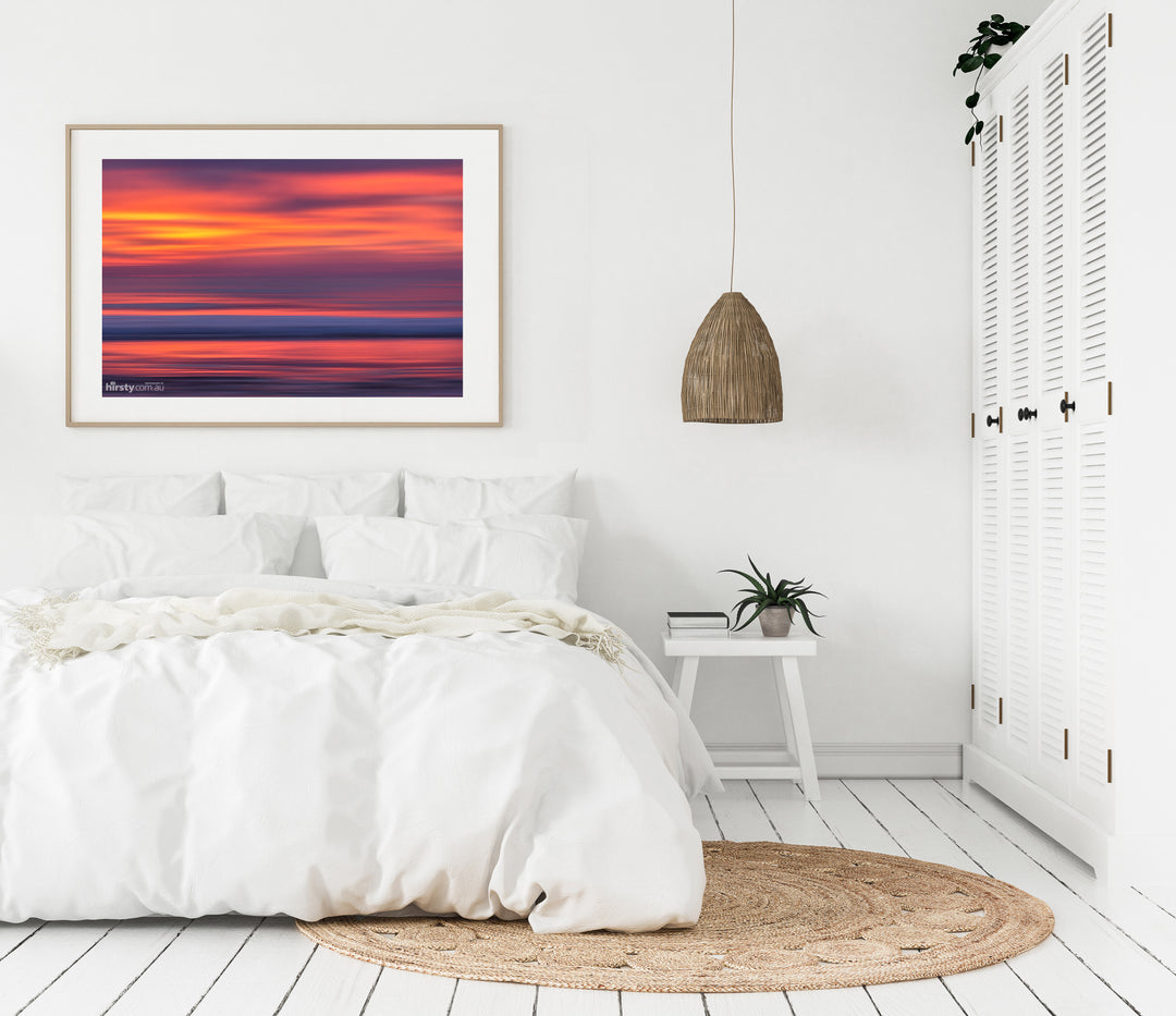Coloured Lines, Warriewood, fine art photograph by Richard Hirst