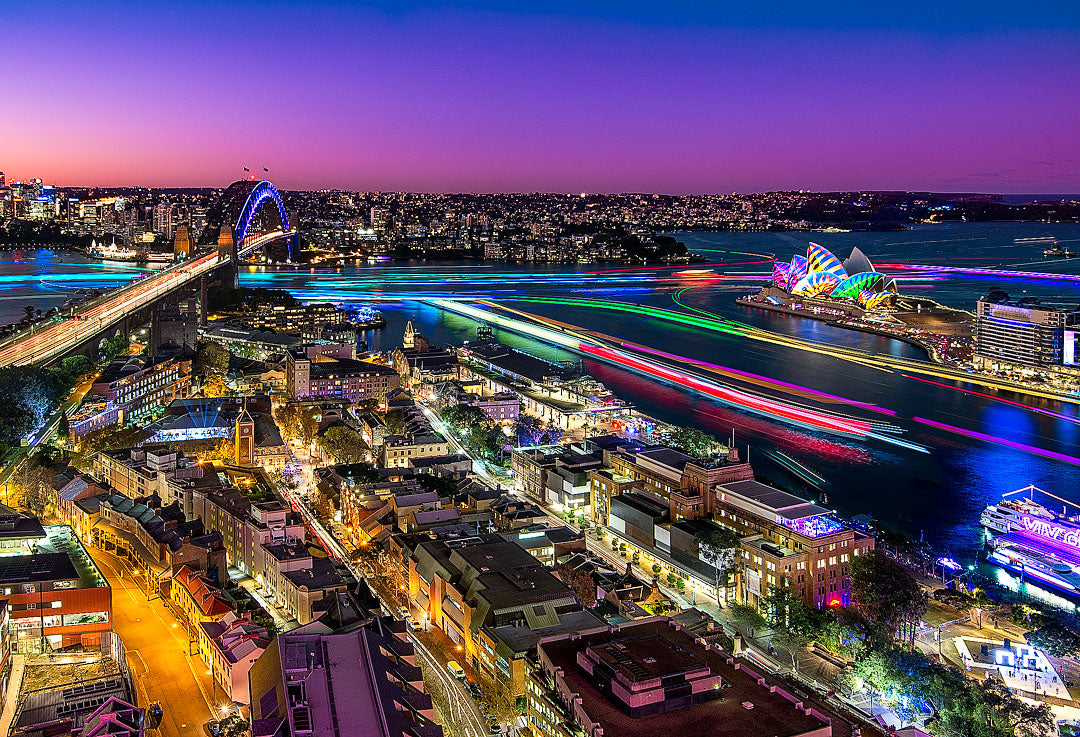 Colours, Sydney Harbour, fine art photograph by Richard Hirst
