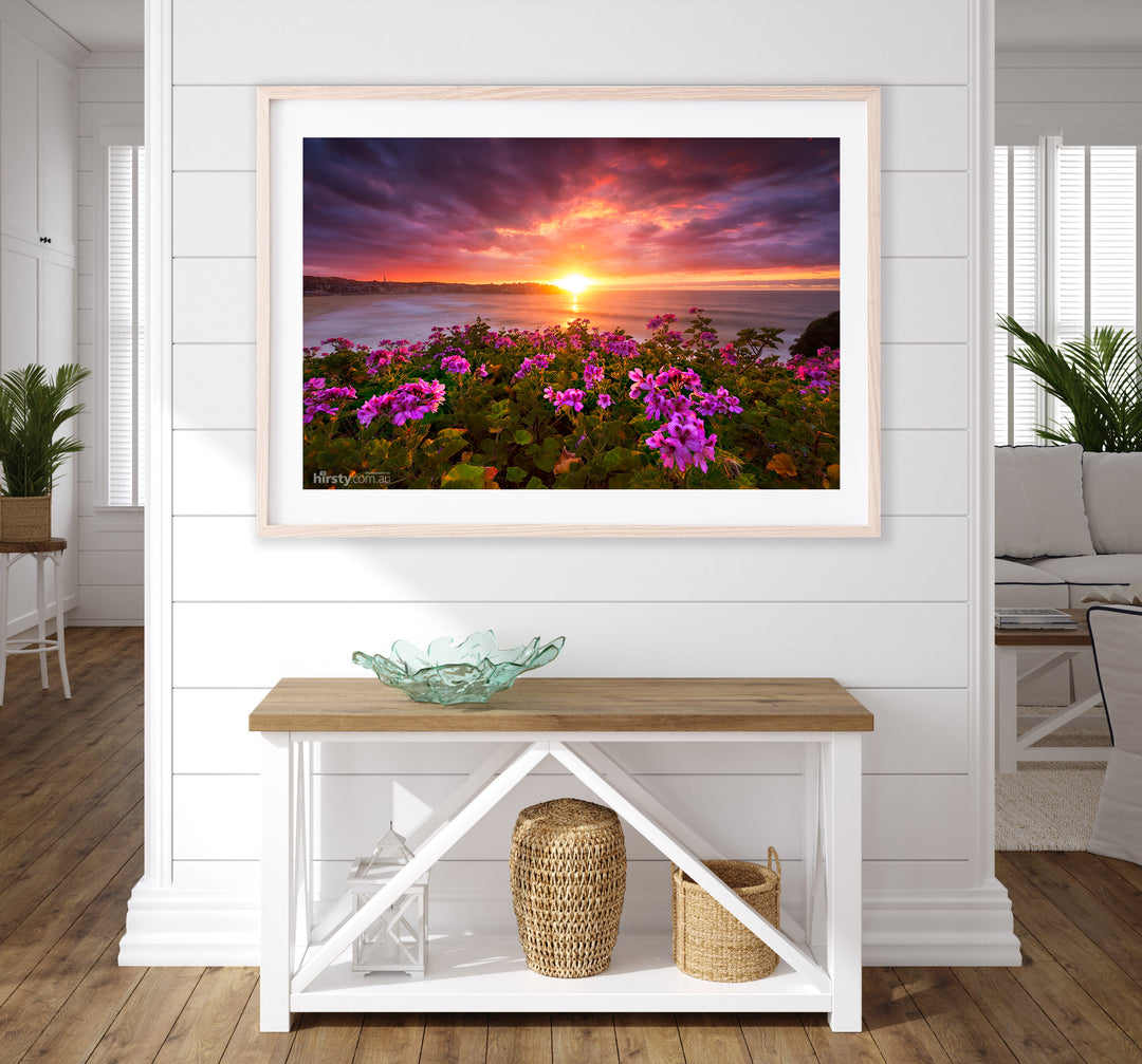 Colours of Spring, Bondi Beach print