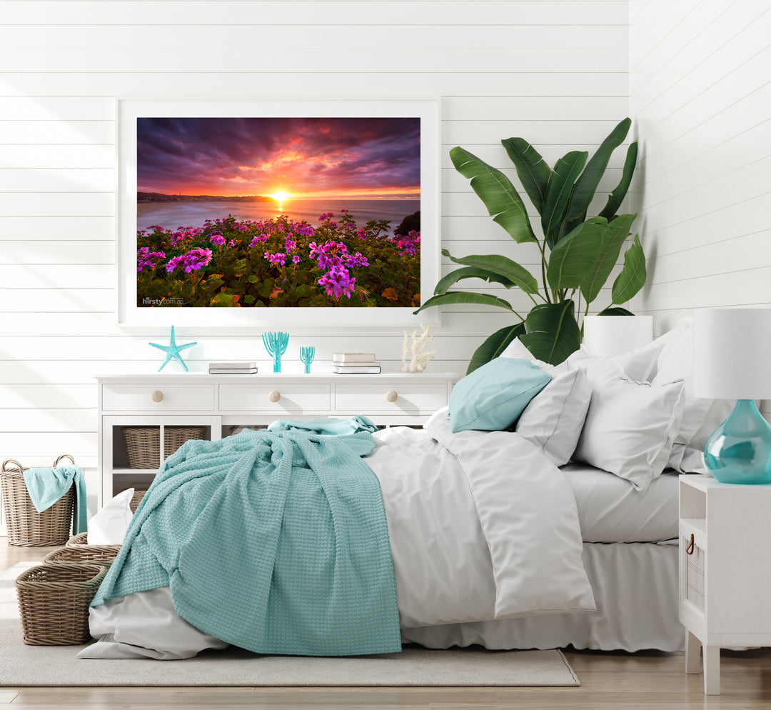 Colours of Spring, Bondi Beach print