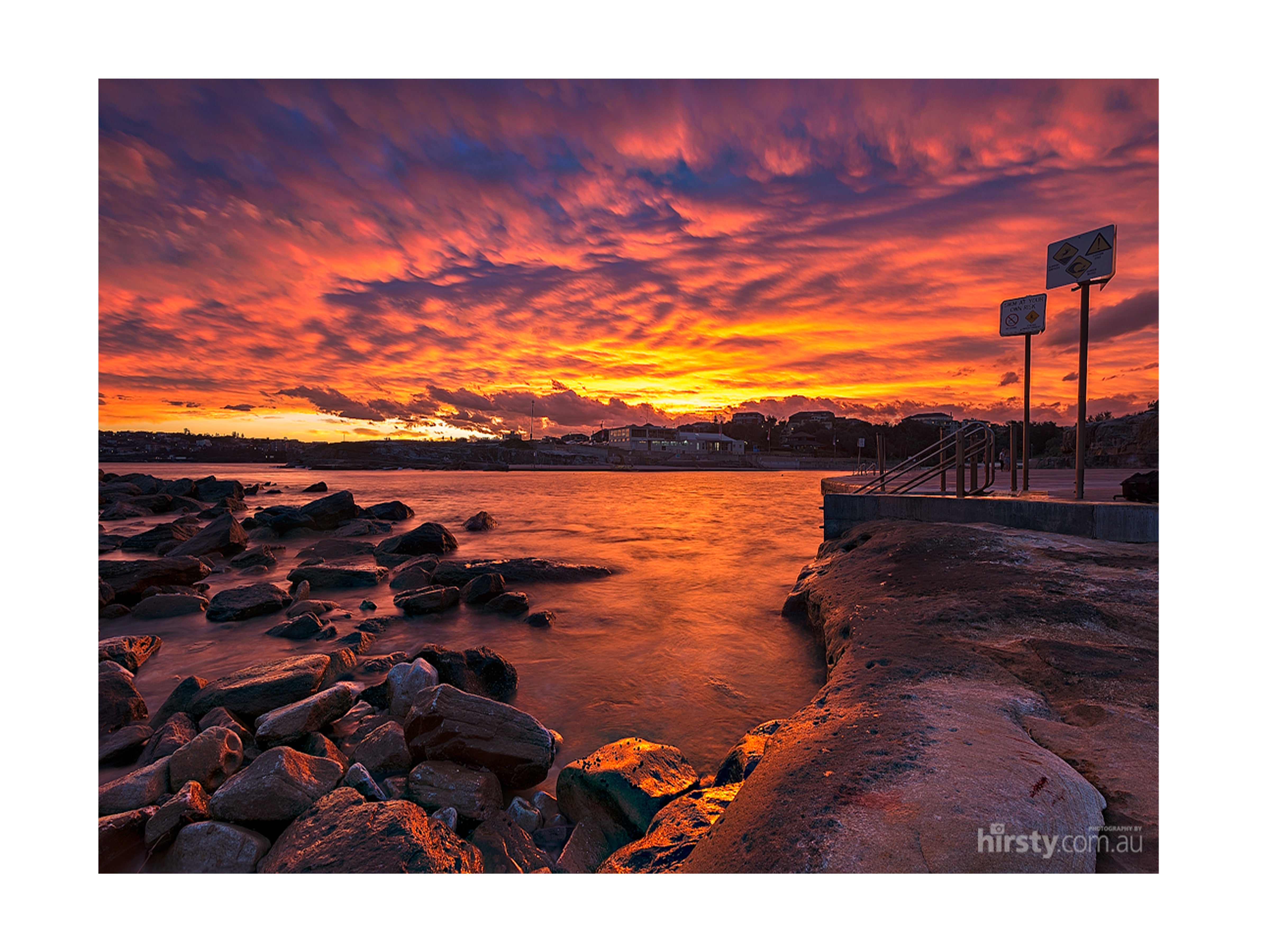 Fiery Skies, Clovelly Beach