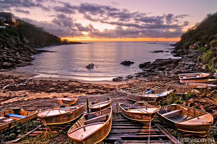 Fishing Time, Gordons Bay, fine art photograph by Richard Hirst