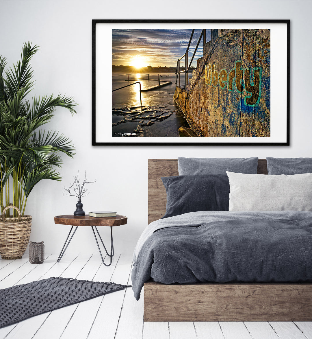 Freedom, Bondi Beach print