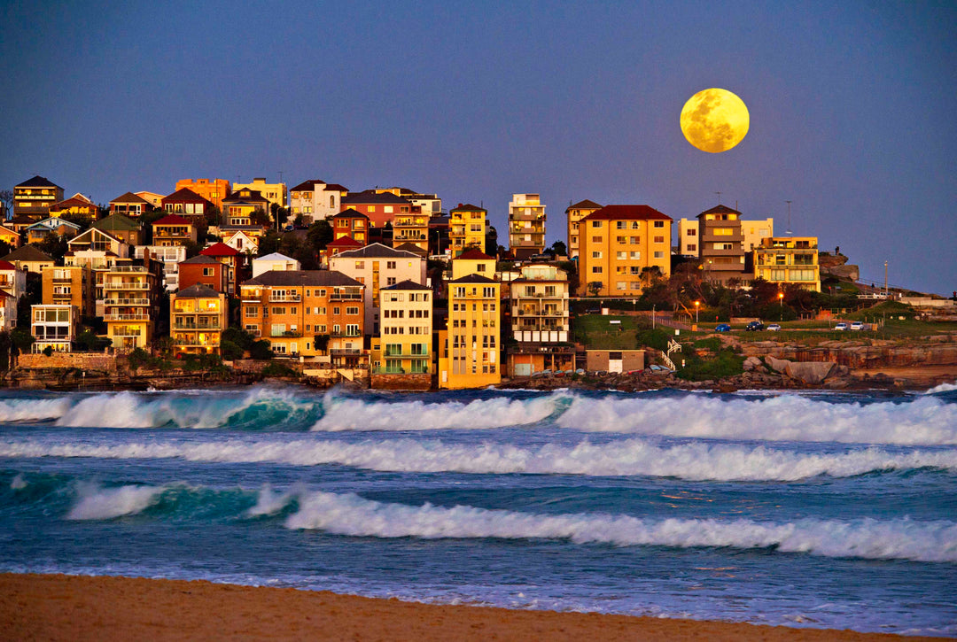 Full Moon, Bondi Beach print