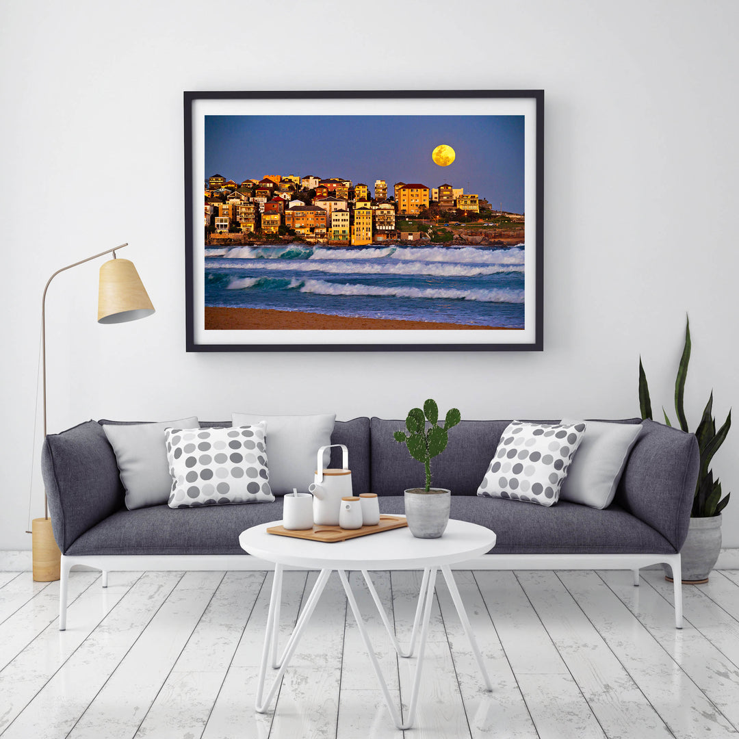 Full Moon, Bondi Beach print