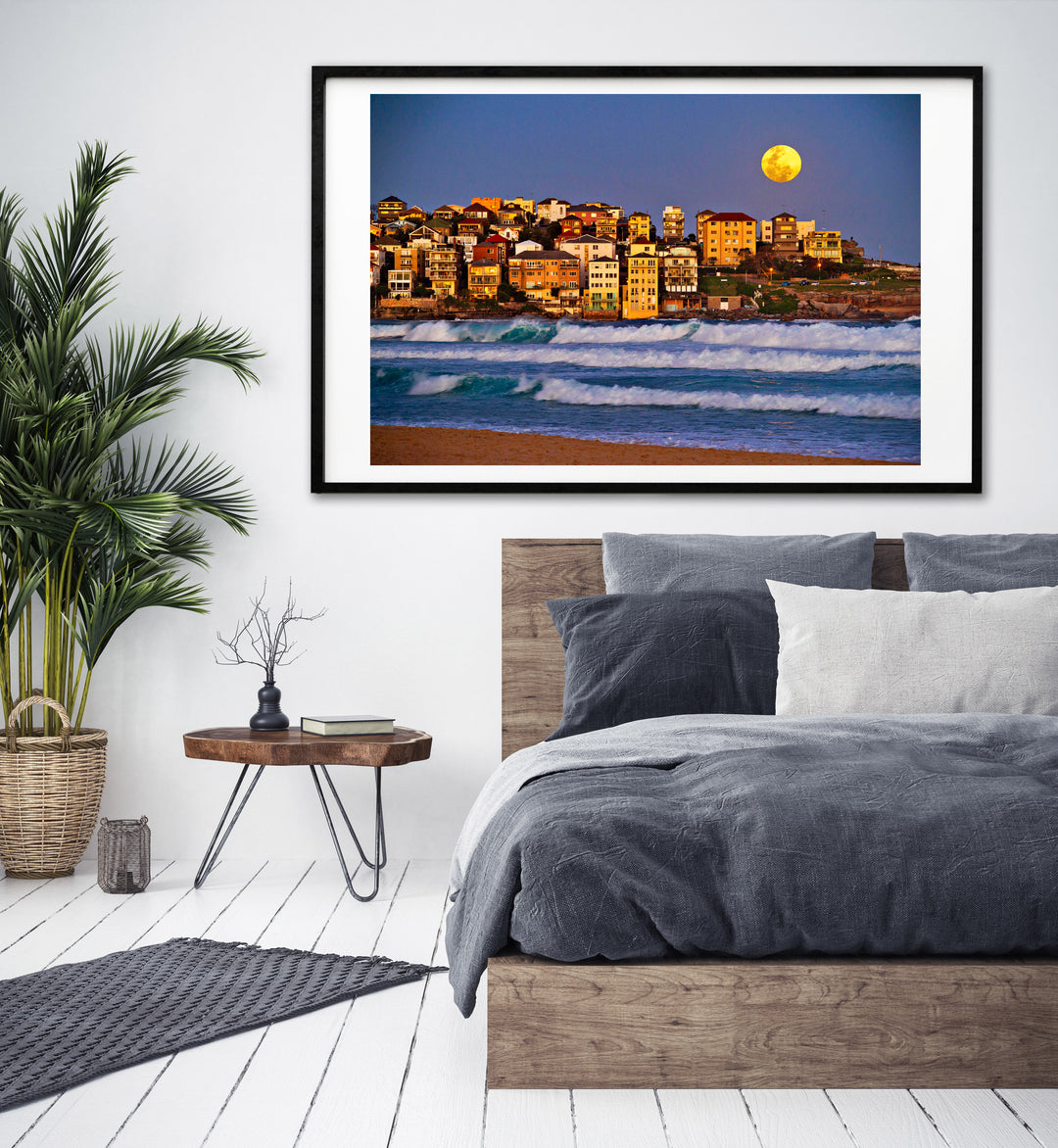 Full Moon, Bondi Beach print