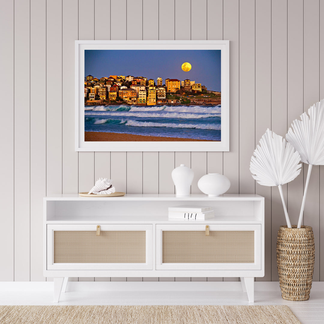 Full Moon, Bondi Beach print