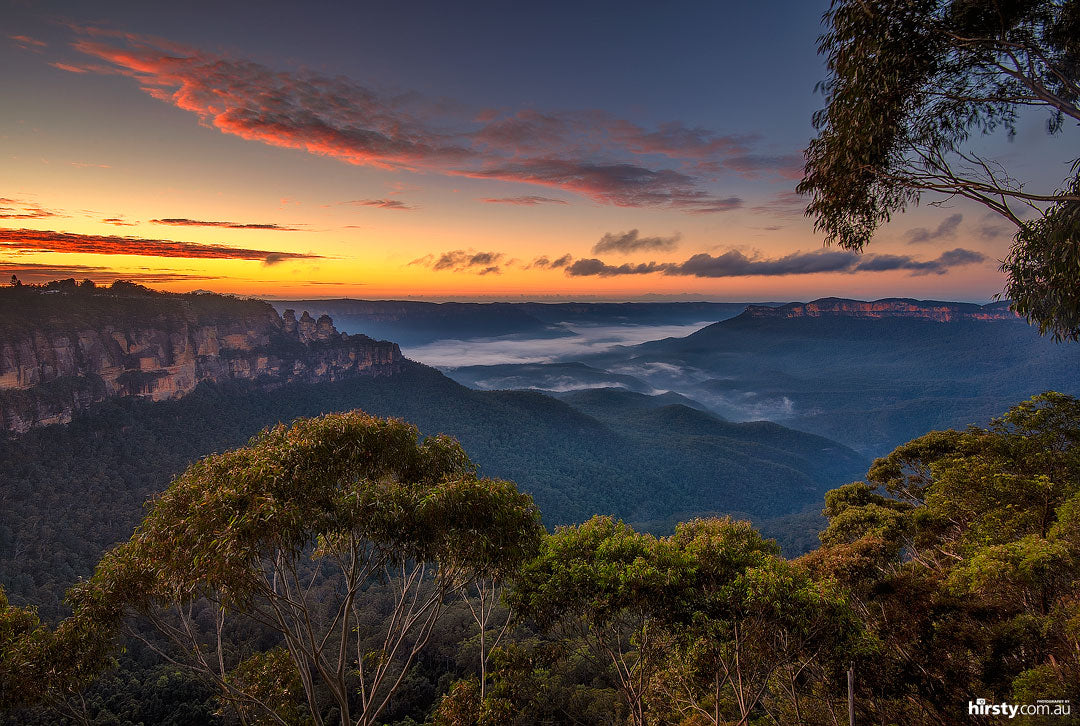Hillside, Three Sisters, fine art photograph by Richard Hirst