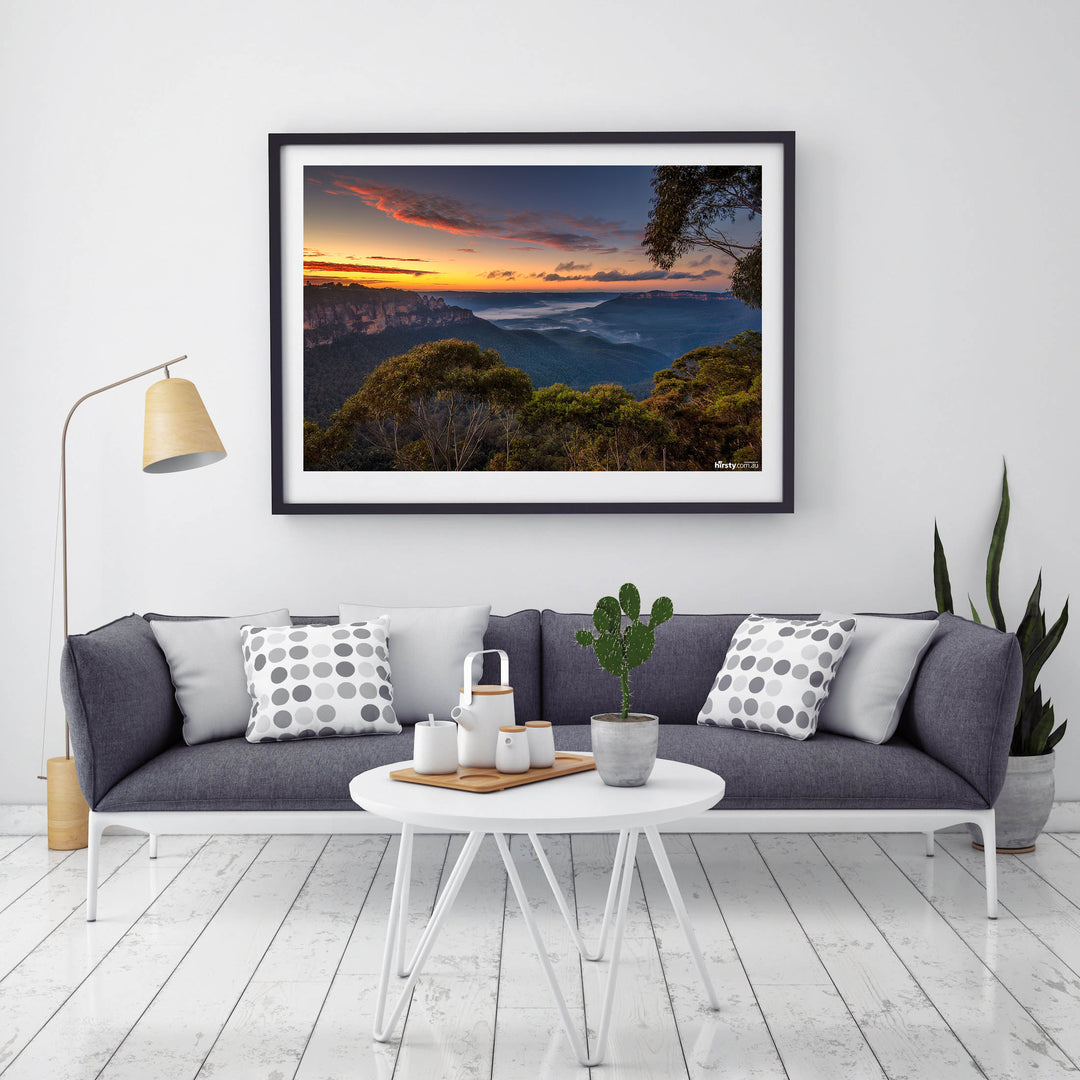 Hillside, Three Sisters, fine art photograph by Richard Hirst