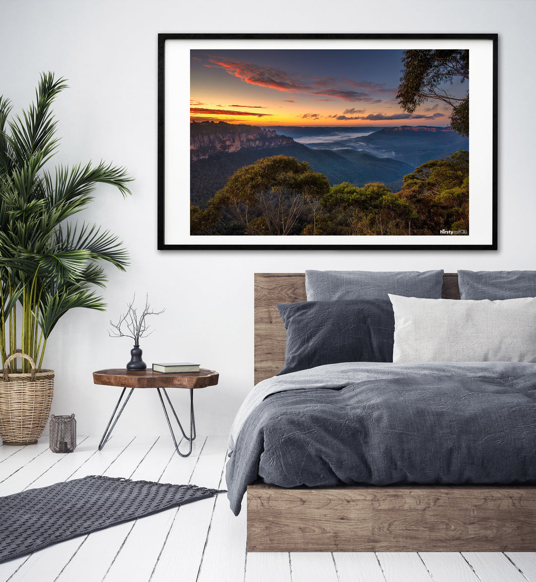 Hillside, Three Sisters, fine art photograph by Richard Hirst