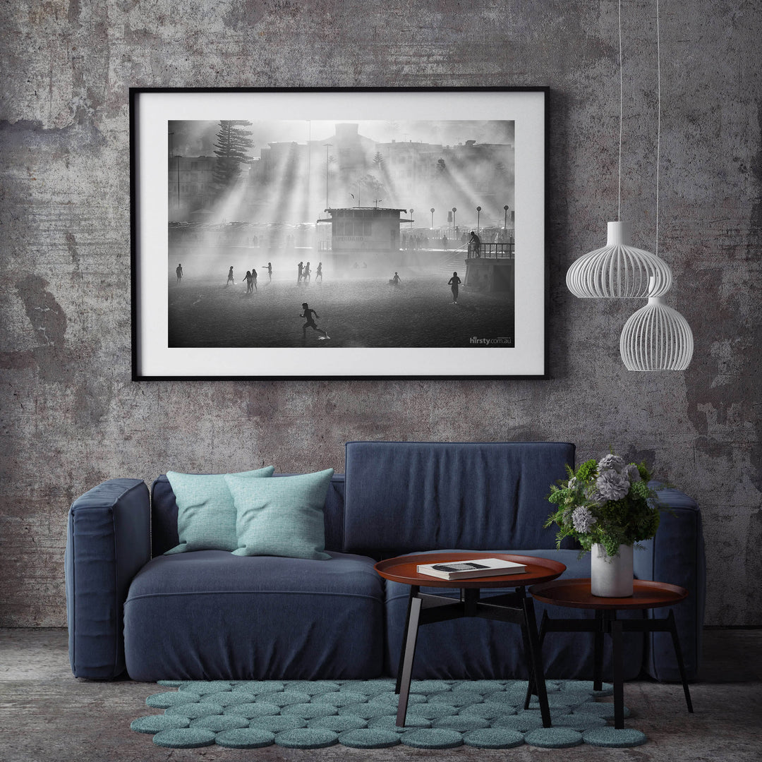 Light Shower, Bondi Beach print