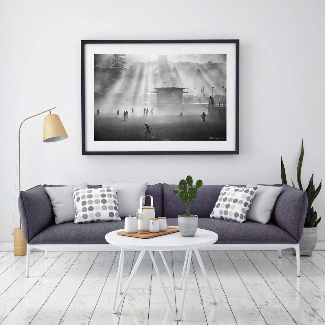 Light Shower, Bondi Beach print