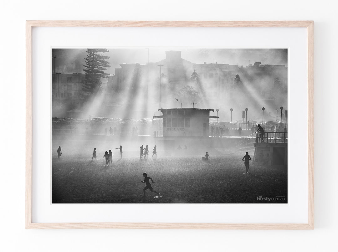 Light Shower, Bondi Beach print