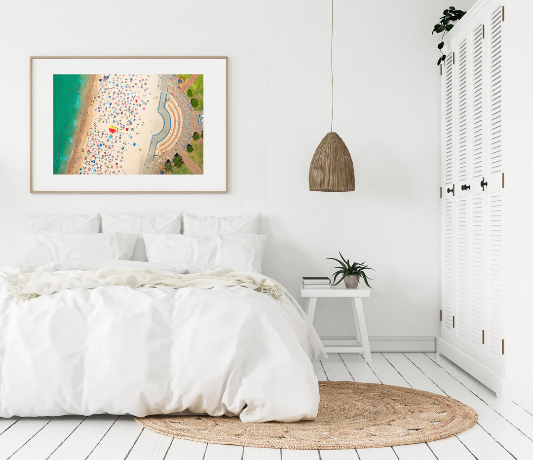 Looking Down, Coogee Beach print