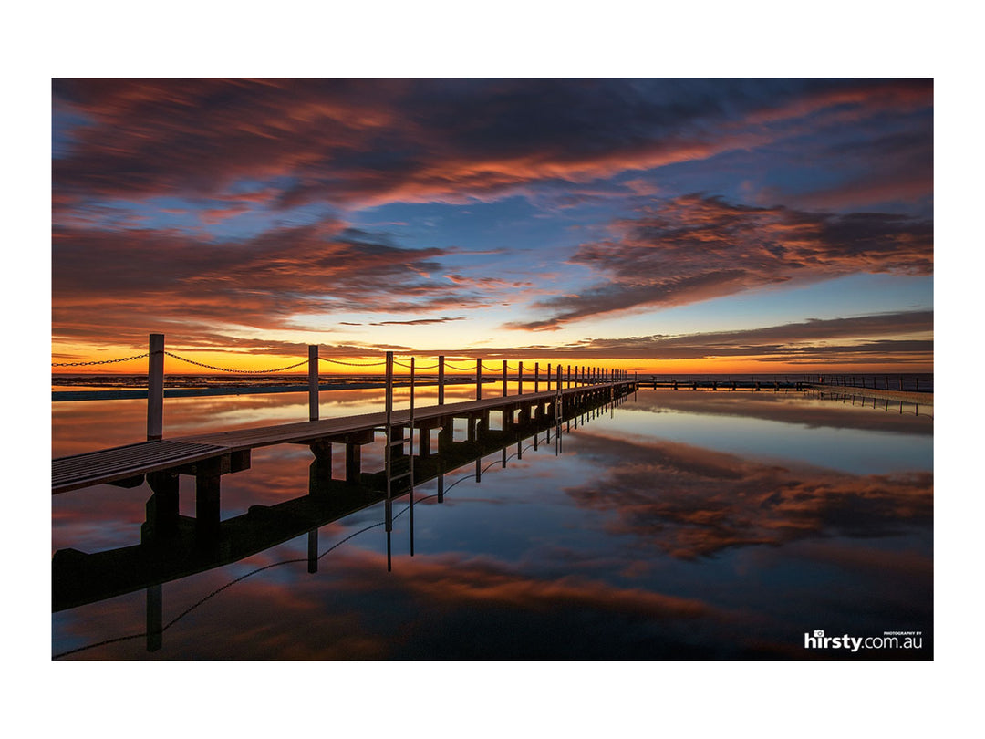Mirror, Narrabeen Rock Pool print