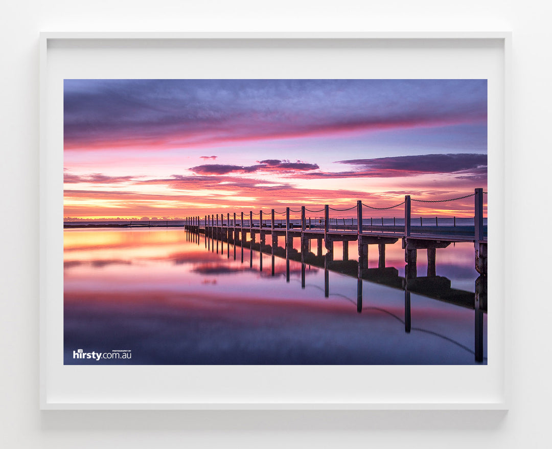 Pastels, Narrabeen Rock Pool print