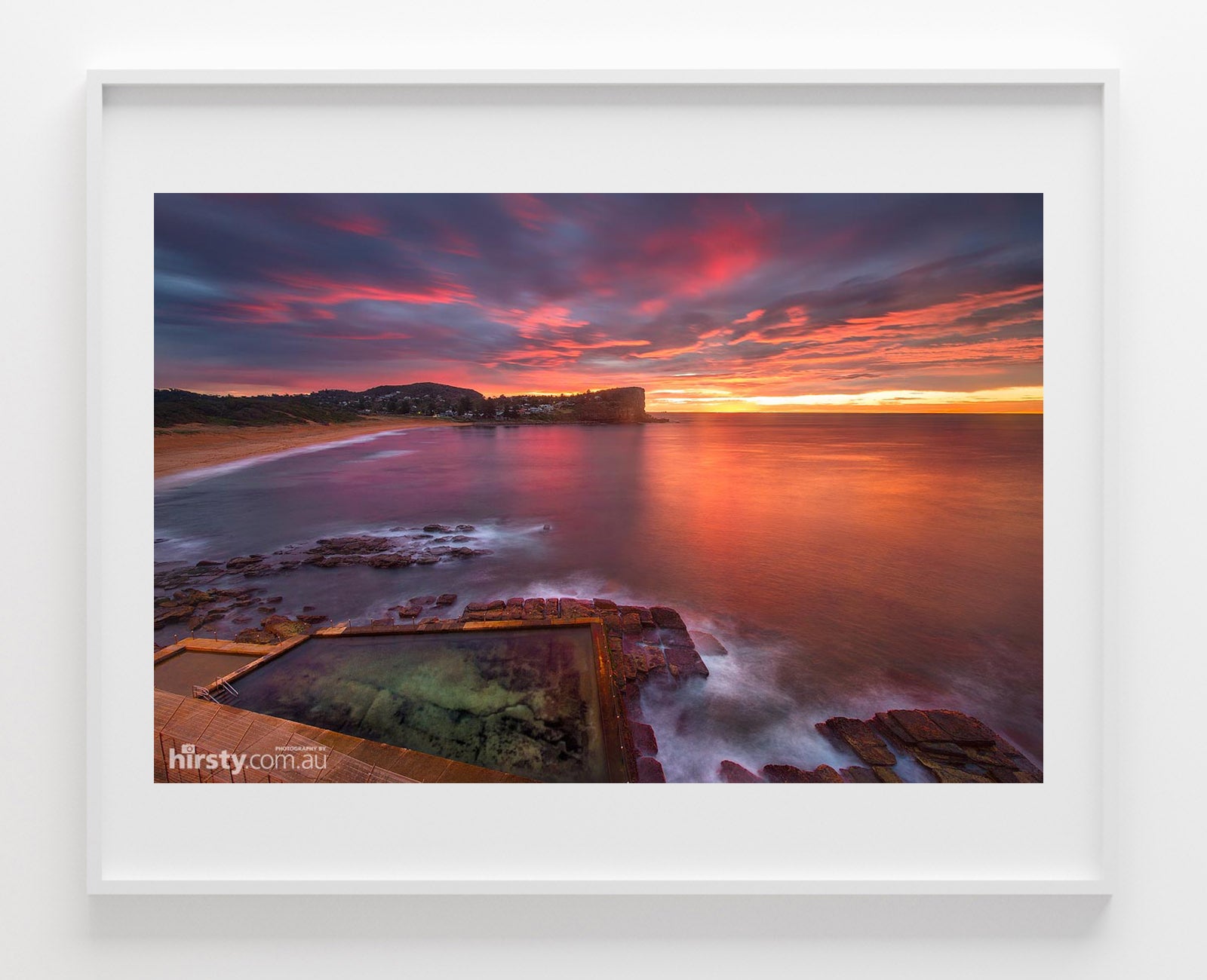 Pink Sunrise, Avalon Rock Pool