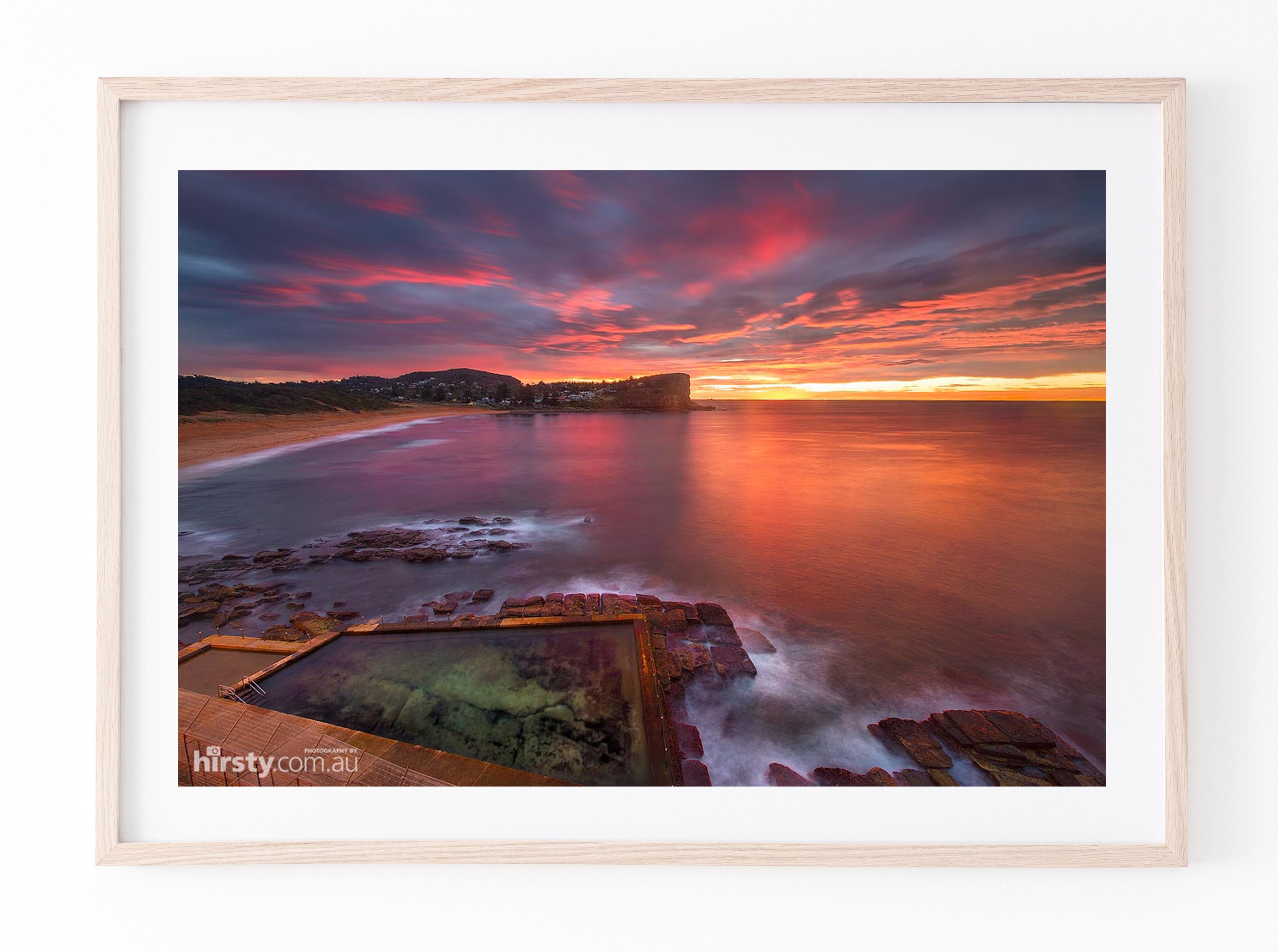 Pink Sunrise, Avalon Rock Pool