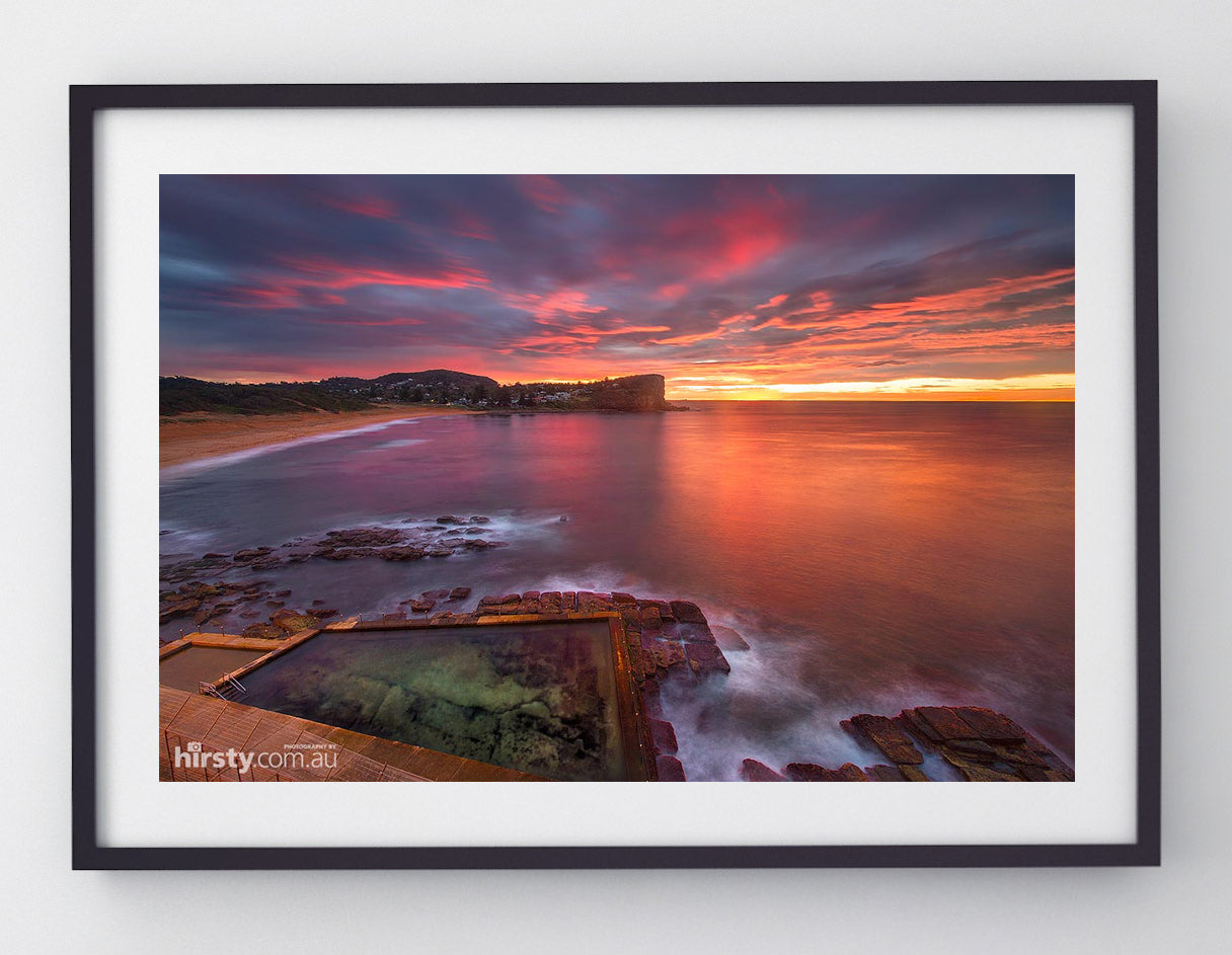 Pink Sunrise, Avalon Rock Pool