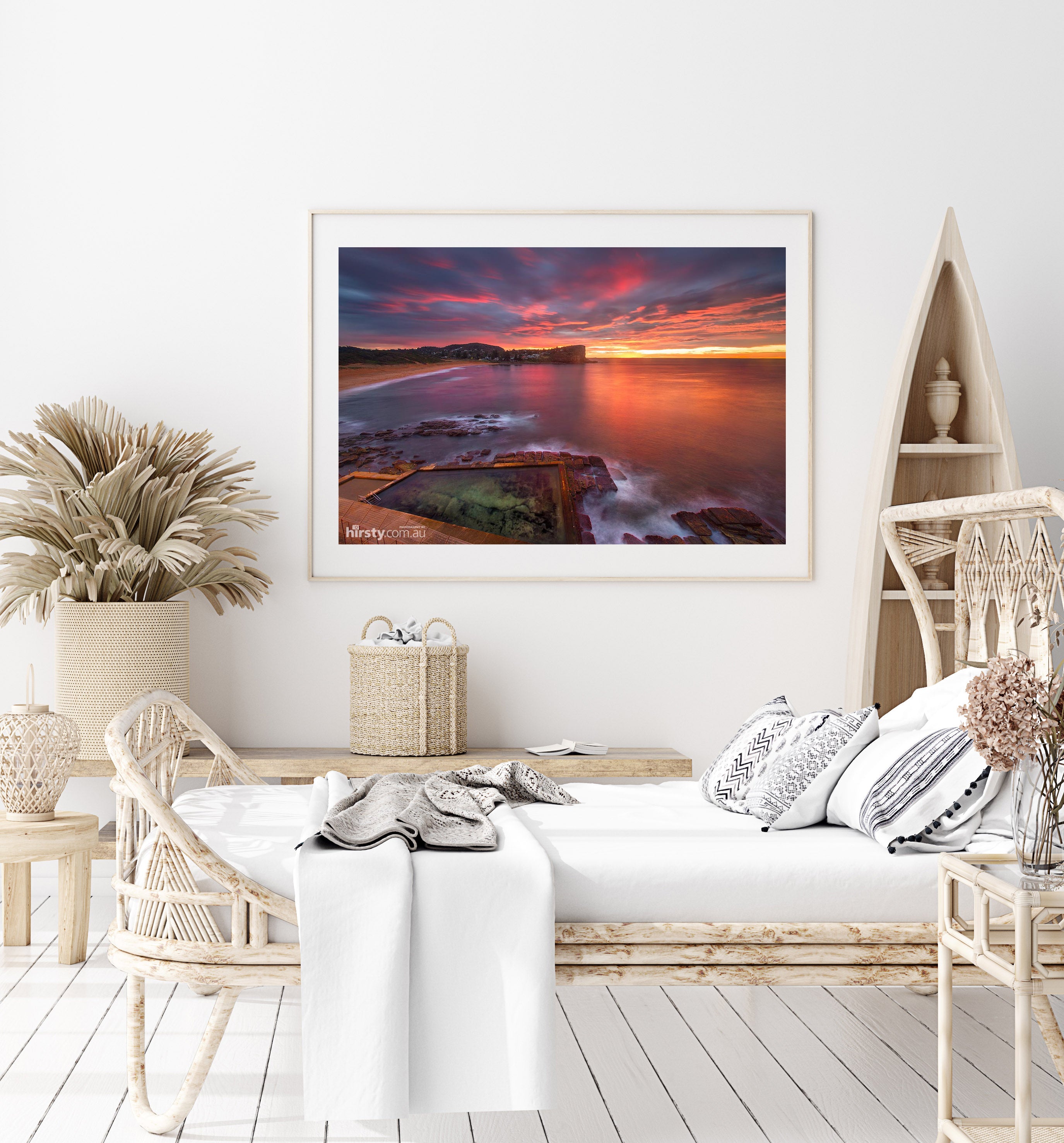 Pink Sunrise, Avalon Rock Pool