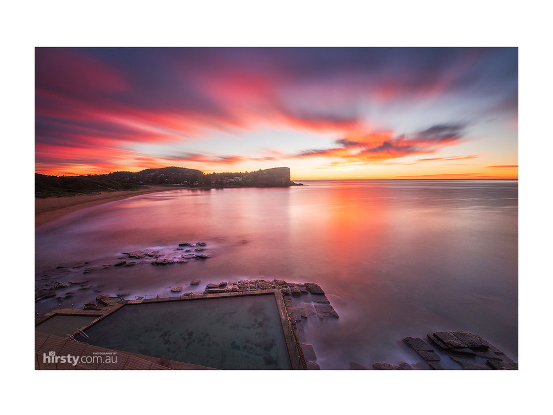 Pretty in Pink, Avalon Rock Pool print