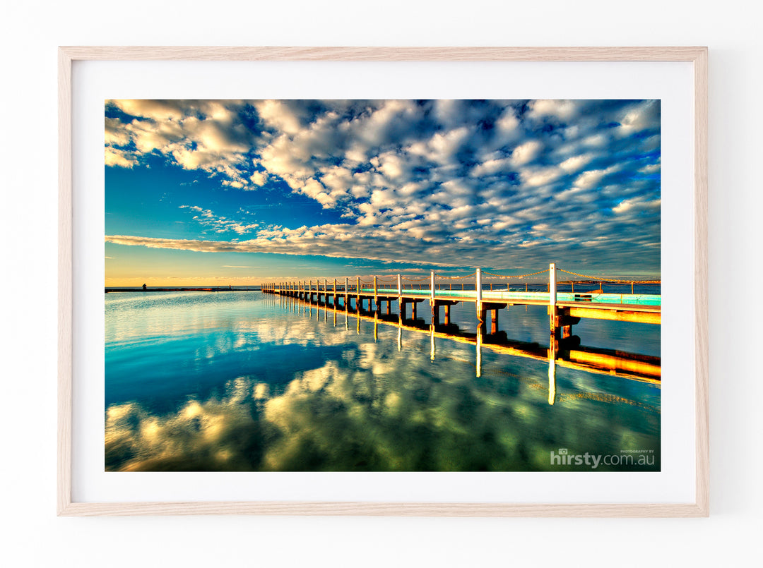 Puffed Up, Narrabeen Rock Pool print