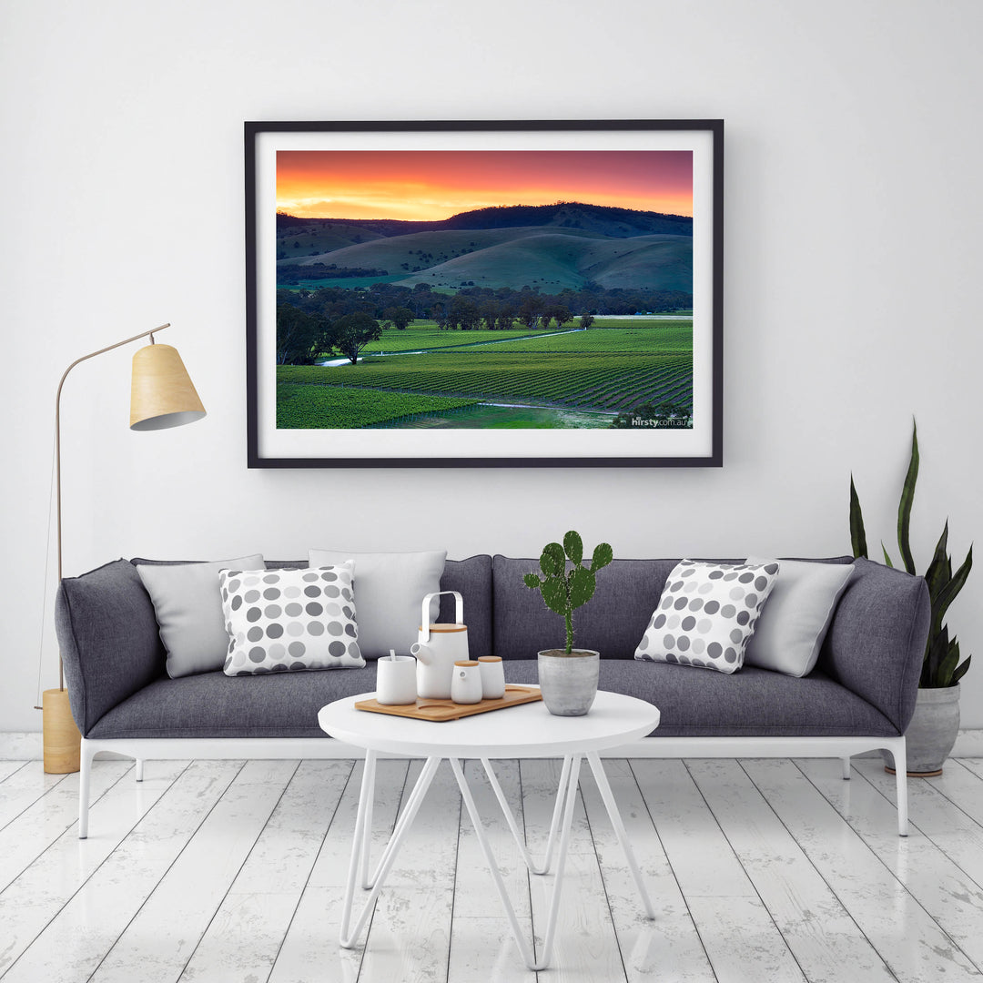 Rolling Hills, Barossa Valley, fine art photograph by Richard Hirst