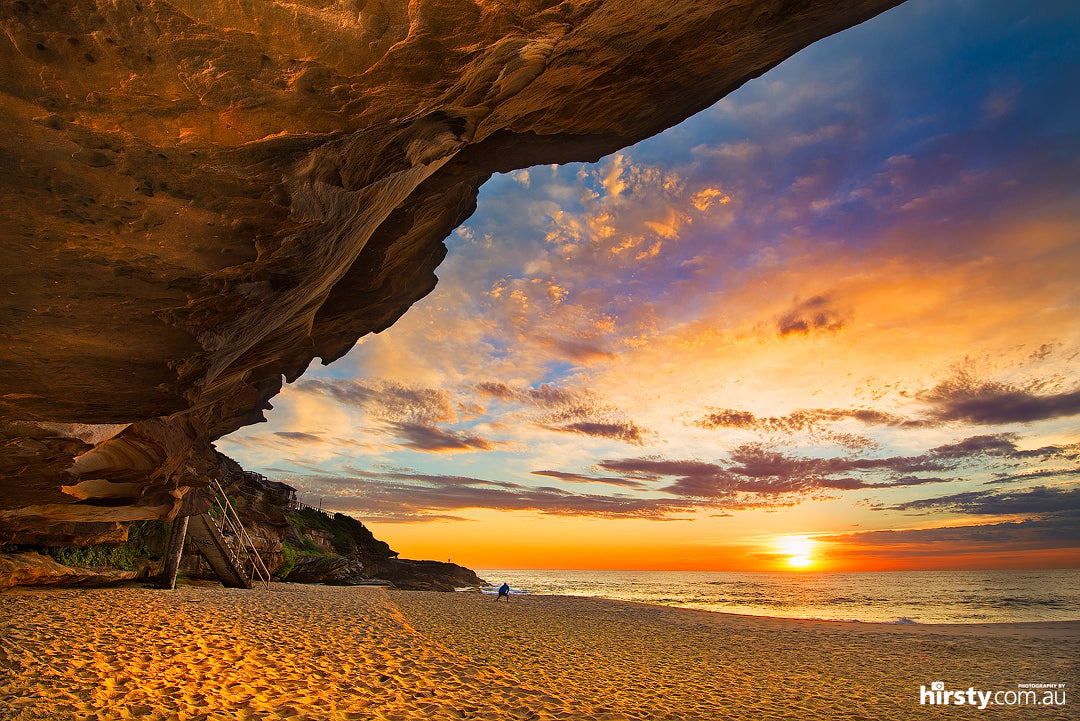 Sandstone, Bronte Beach print
