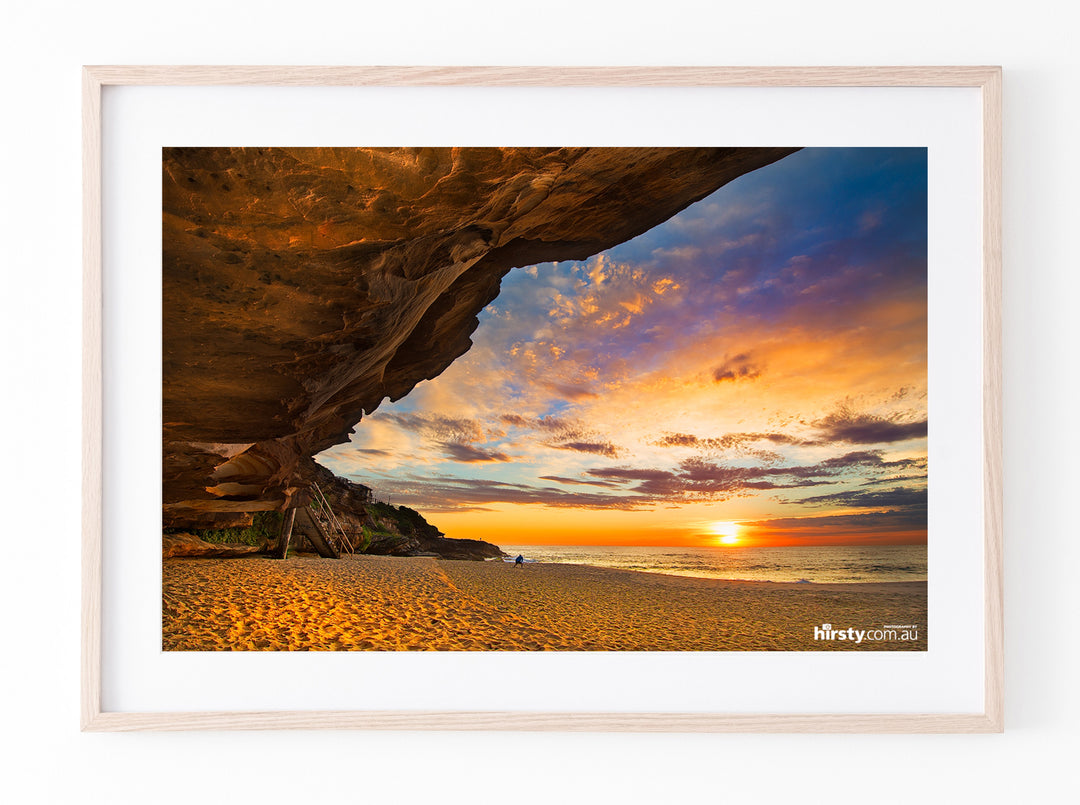 Sandstone, Bronte Beach print