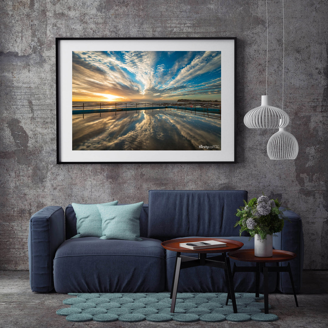 Starry, Collaroy Rock Pool print