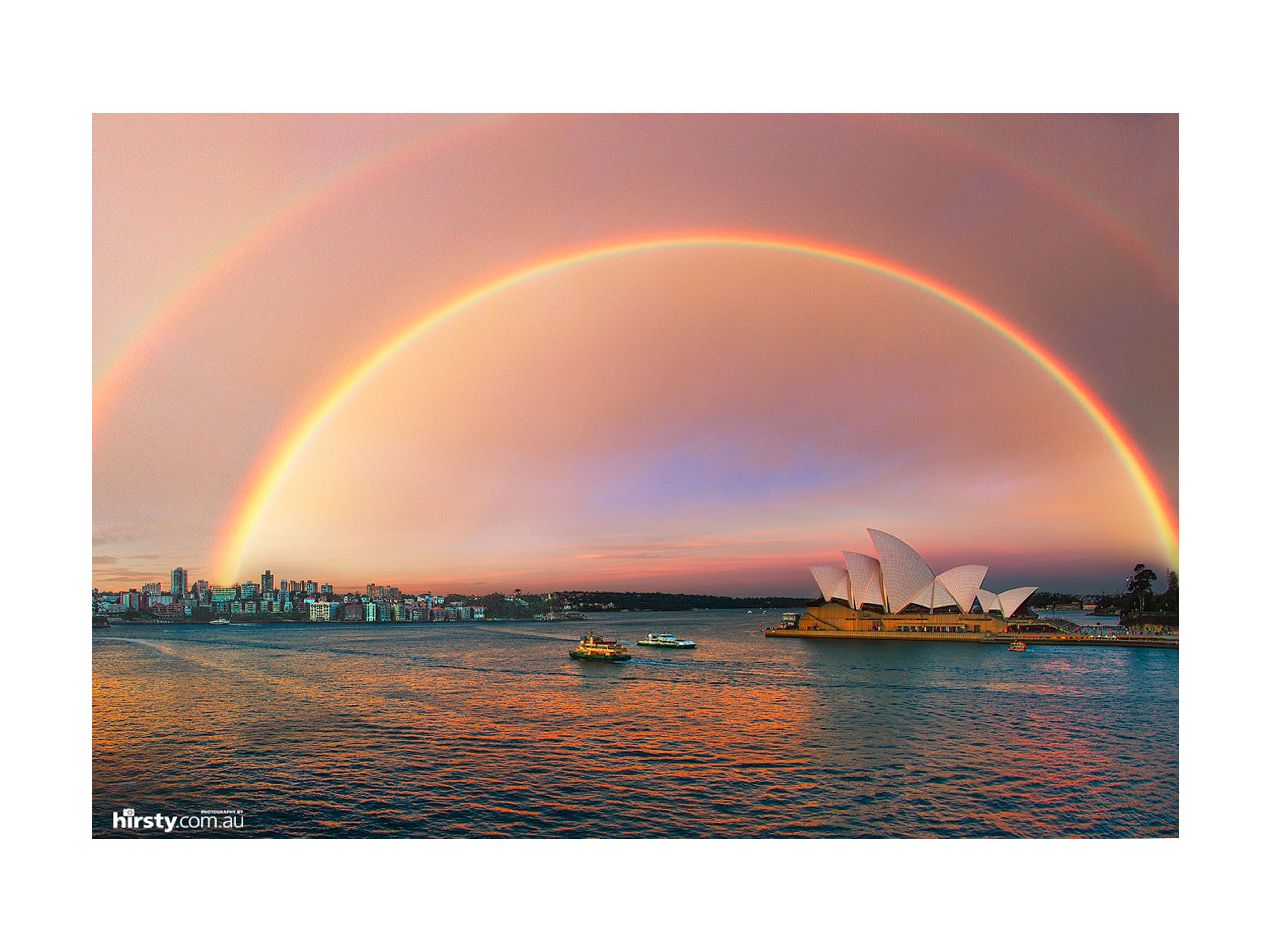 Sunset Bows, Sydney Harbour