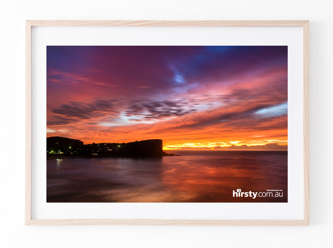 The Early, Avalon Rock Pool print