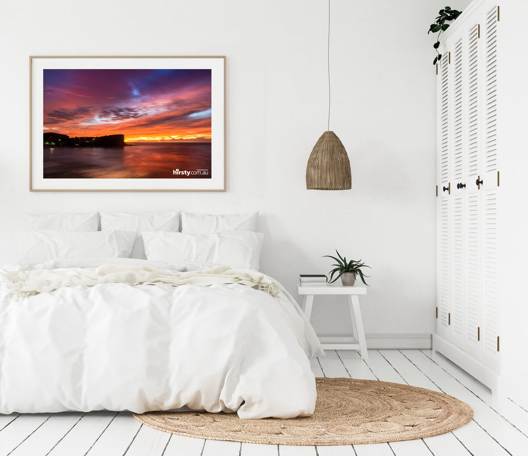 The Early, Avalon Rock Pool print