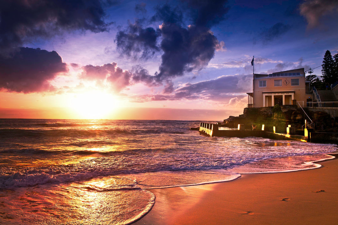 Three Steps Coogee Beach fine art photography print by Hirsty